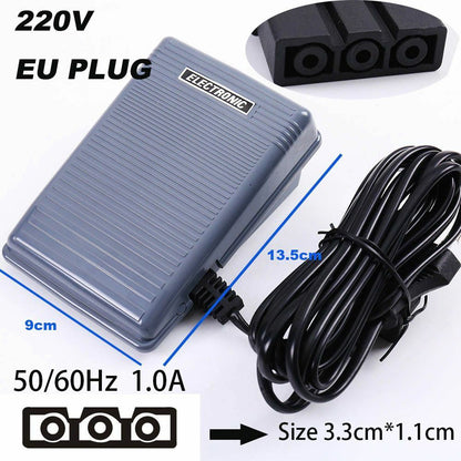 Sewing Machine Foot Pedal Speed Adjust Controller Motor Accessories Power Switch