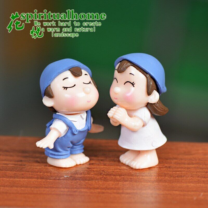 Decoration DIY Landscaping Accessories Material 1Pair Micro Landscape Couple