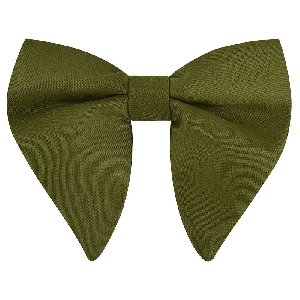 Men Bow Tie Silk Polyester Classic For Party Wedding Big Bowknot Casual Neckties