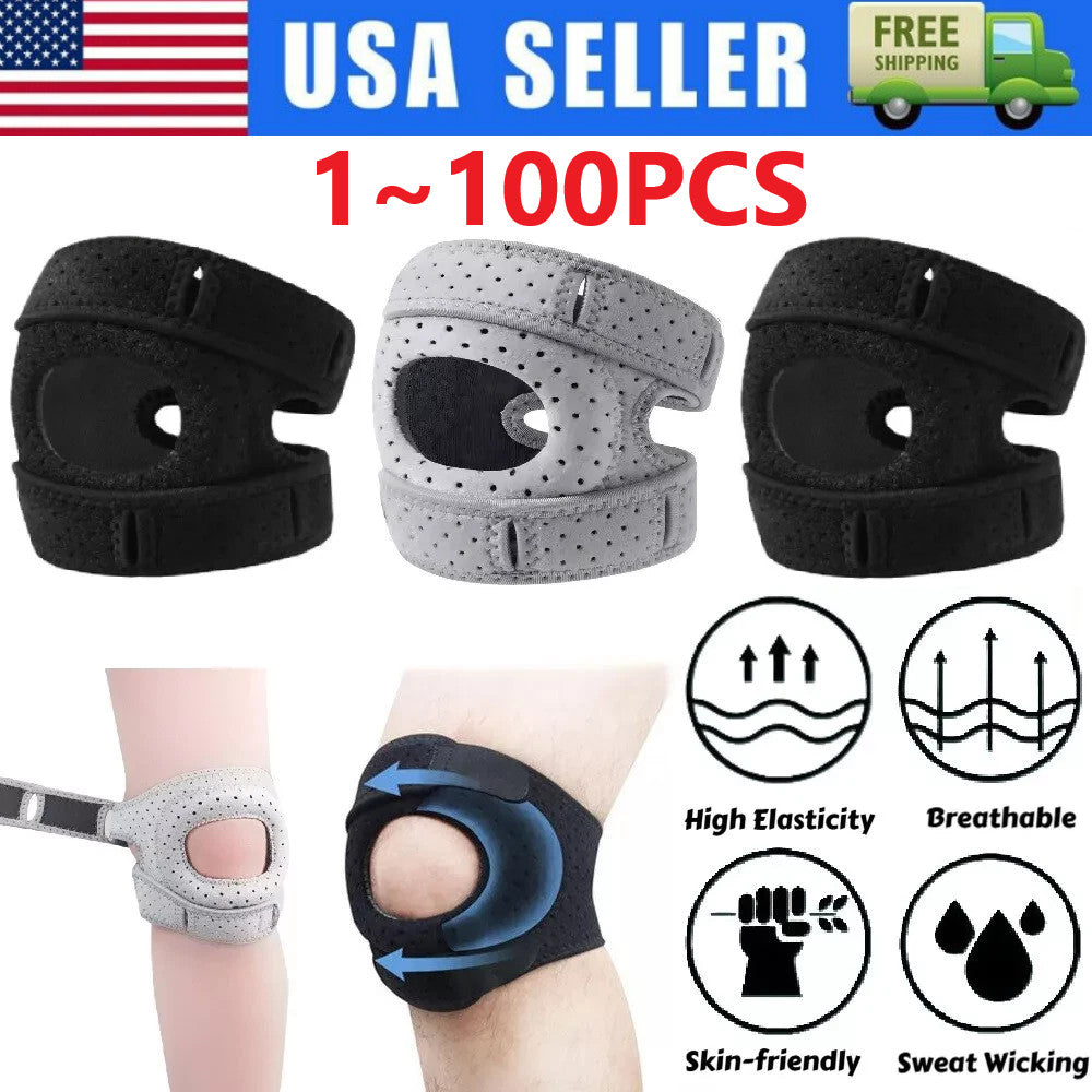 Knee Brace Support Neoprene Patella Stabilizing Compression Straps Adjustable US