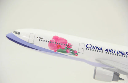 32CM 1:200 Risesoon China Airlines AIRBUS A330-300 Aircraft ABS Plastic Model