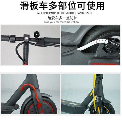 Electric Scooter 2M Line Protector Cover Accessories Blue Yellow Black Red White