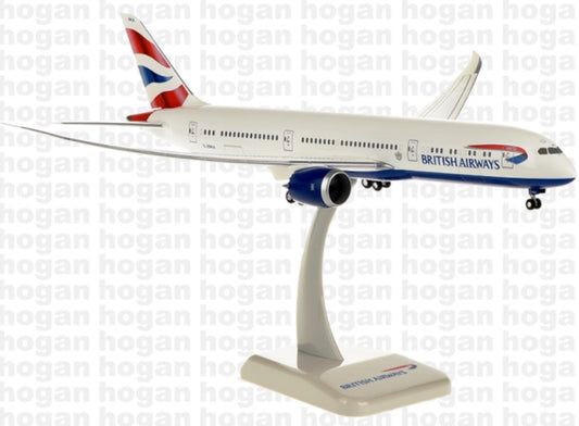 1:200 32CM Hogan BRITISH AIRWAYS BOEING 787-9 Plane ABS Plastic Aircraft Model