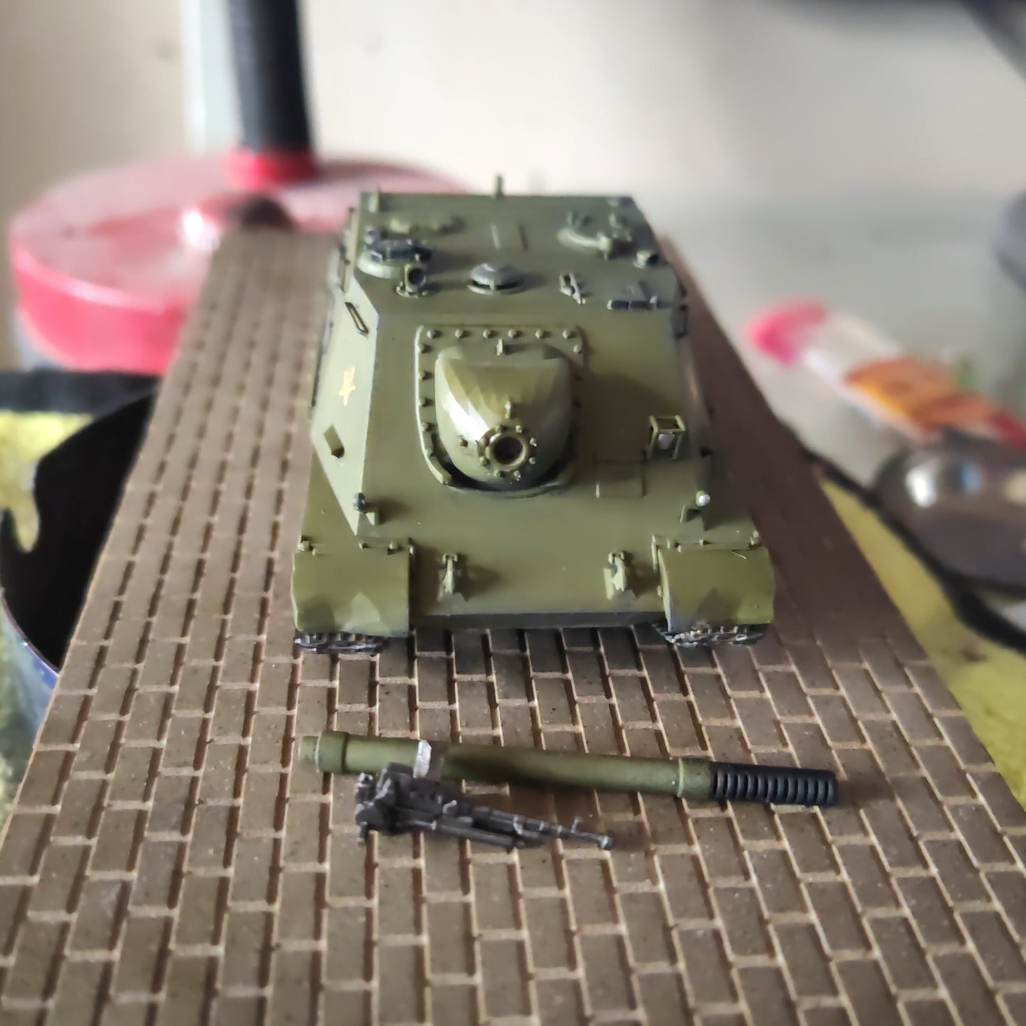 3D Printed 1/72 Chinese Wz113G Tank Destroyer Finished Product