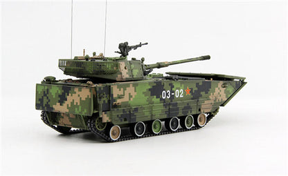 UNISTAR China ZTL-05 amphibious assault gun 03-02 1/72 Tank Pre-builded Model