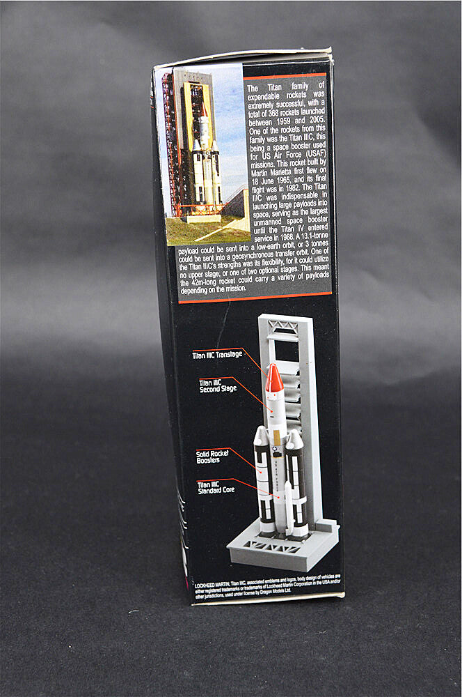 for DRAGON Titan IIIC w/Launch PAD Maiden Flight 1/400 Diecast Rocket Model