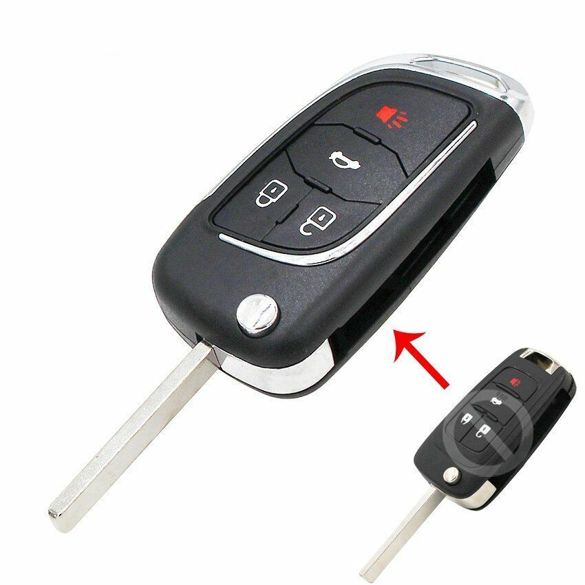 Flip Remote Key Shell Case Fob for Opel 2/3/4/5 Button Astra J Mokka Insignia 1x