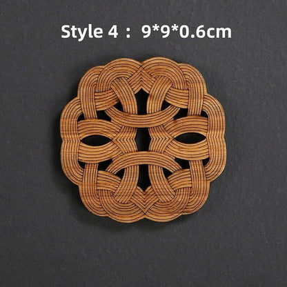 Creative Wood Tea Coasters|Coffee Coasters|Tea Accessories