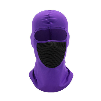 Pullover Cap Full Face Mask Breathable Sports Hat Scarf Headgear Windproof ⌒