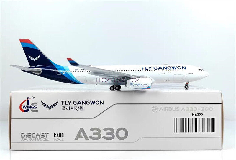JC Wings FLY GANGWON for Airbus A330-200 HL8512 1:400 Aircraft Pre-built Model