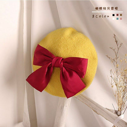 Caps Berets Princess Kids Girls Lovely Beanies Hats Spring Autumn Winter Toddler