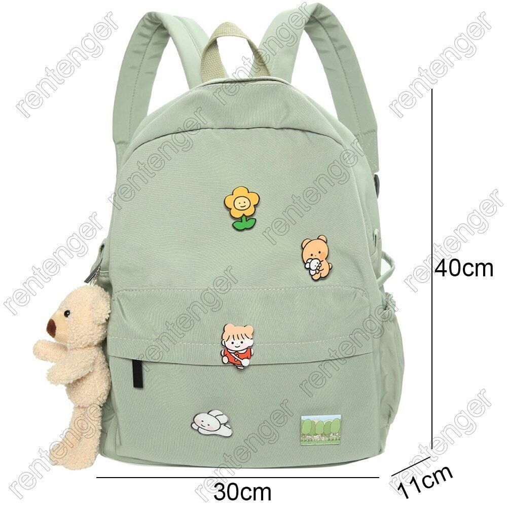 Women Nylon Cute Backpack Student College School Bag Backpack Ladies Bags