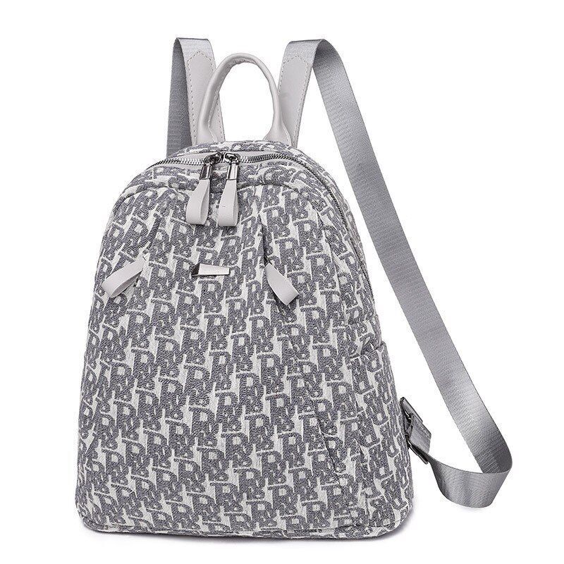 Letter Backpack Oxford Canvas Purse Traveling Small Bags Cute Backpack Polyester