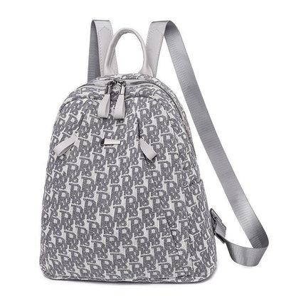 Letter Backpack Oxford Canvas Purse Traveling Small Bags Cute Backpack Polyester