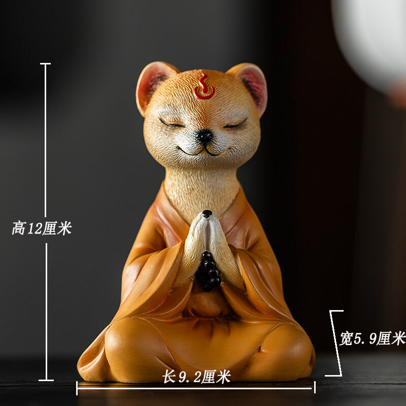 Weasel Figure Decoration Office Home Tabletop Offering Decoration Gift Tea Pet