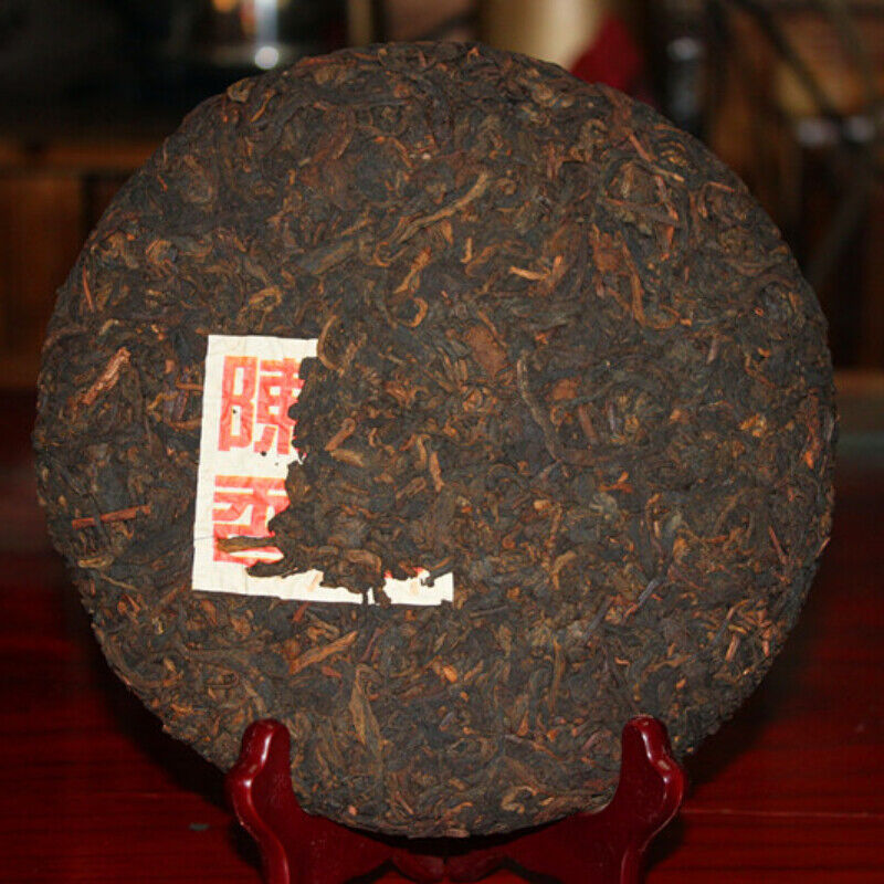 Natural Ancient Tree Pu'er Cooked Tea Big Leaf Black Tea Health 357g