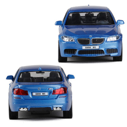 1/36 BMW M5 Model Car Metal Diecast Toy Vehicle Toys for Boys Kids Gifts Blue