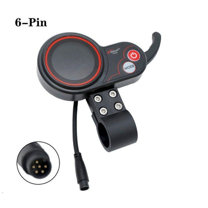5 / 6 Pin Electric Scooter Acceleration Instrument Display Spare Parts Accessory