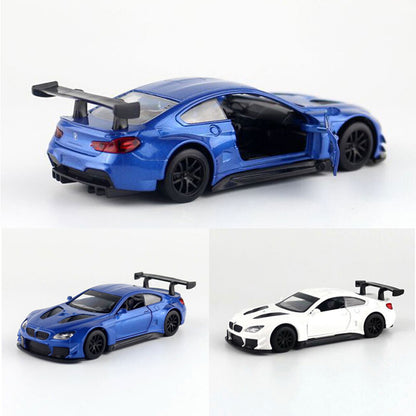 1:44 BMW M6 GT3 Racing Car Diecast Model Car Toy Vehicle for Boys Kids Gifts