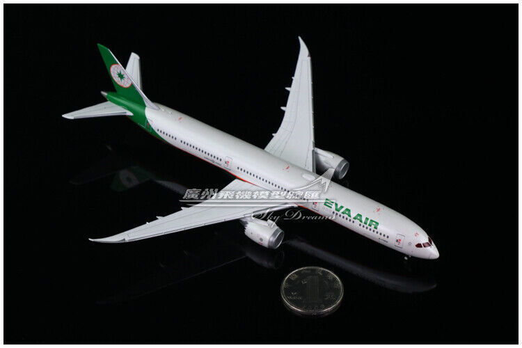 1:400 JC Wings EVA AIR BOEING 787-10 Passenger Airplane Diecast Aircraft Model