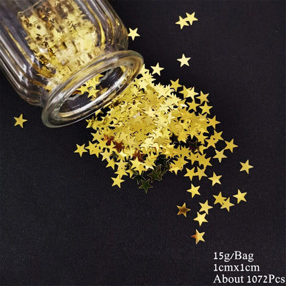 Confetti 15g Star Dots Golden Silver Sequins Baptism Birthday Party Events Decor