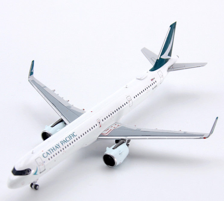 1:400 HYJLwings CATHAY PACIFIC Airbus A321neo Passenger Airplane Diecast Model