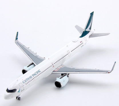 1:400 HYJLwings CATHAY PACIFIC Airbus A321neo Passenger Airplane Diecast Model