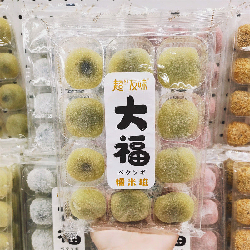 380g Japanese Dessert Daifuku Mochi Sweet Potato Sesame Filled Pastry Snacks