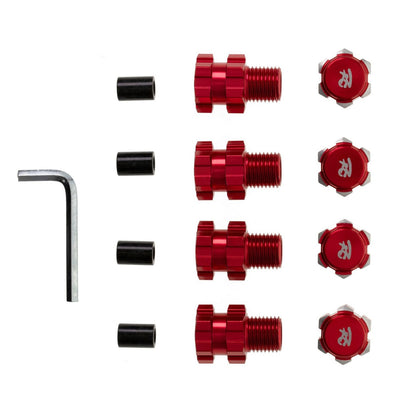 Red 1/10 RC Car 17mm Wheel Hex Hub Extension Connecter For Traxxas Maxx