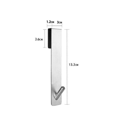 Over Glass Door Hooks Stainless Steel S-Shape Holder Bathroom Shower Towel Racks