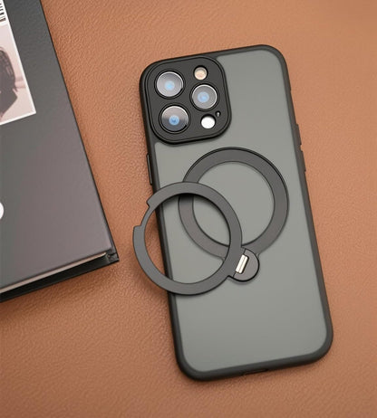 360° Spin Magnetic Stand for Iphone 16 Pro Case, [Fit for Magsafe][Military Prot
