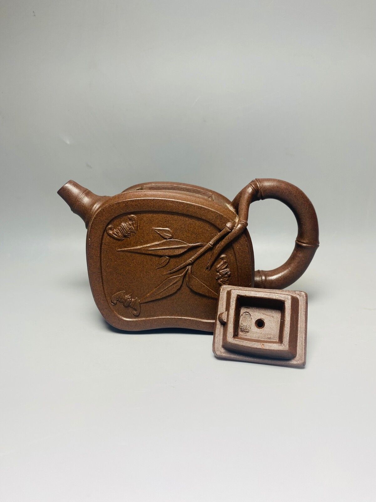 Chinese Yixing Zisha Clay Handmade Exquisite Teapot （ 祝福 底款：蒋蓉）