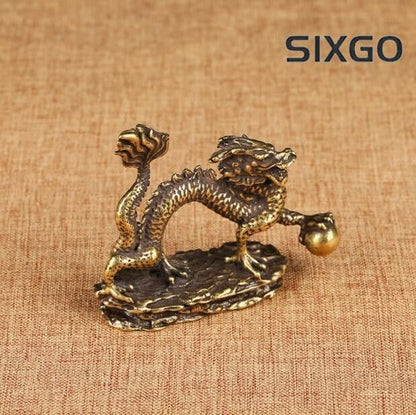 Rare Chinese old bronze handmade dragon Statues figure Hot antique decoration