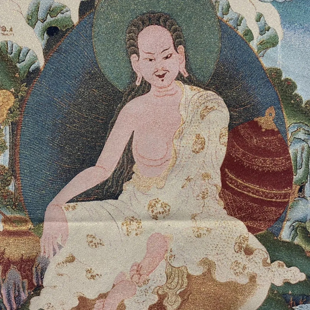 Tibetan Buddhism Embroidery Master Buddha lama Tsongkhapa Thangka hanging screen