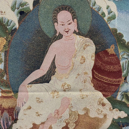 Tibetan Buddhism Embroidery Master Buddha lama Tsongkhapa Thangka hanging screen