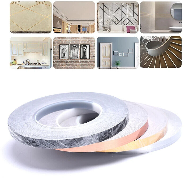 Floor Tile Sticker 50M PVC Self Adhesive Strip Seam Waterproof Wall Sealing Tape