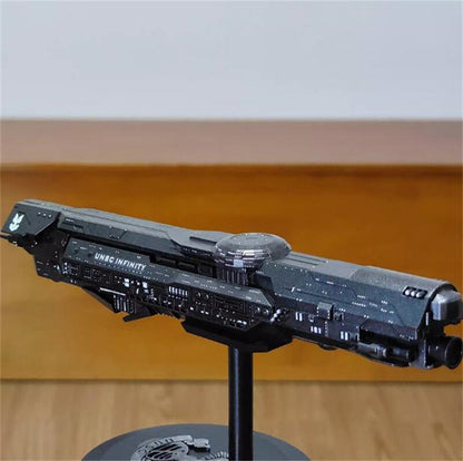 Halo 4 UNSC Infinity INF-101 Spaceship Model Resin Spacecraft Figure Toy