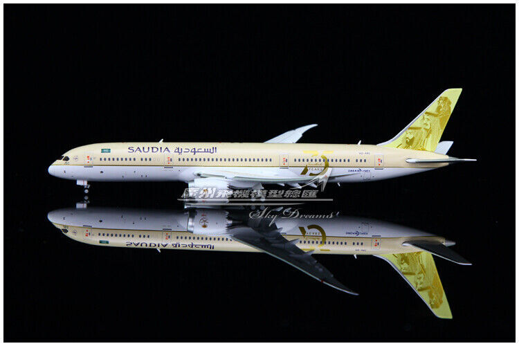 1:400 JC Wings Saudi BOEING 787-9 Passenger Airplane Flap Down Diecast Model