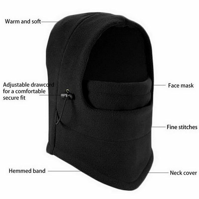 Winter warm Fleece beanie hat skull bandana neck warmer balaclava Unisex Cover