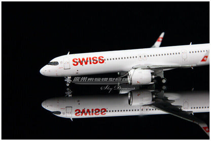 1:400 JC Wings SWISS AIRBUS A321neo Passenger Airplane Diecast Aircraft Model
