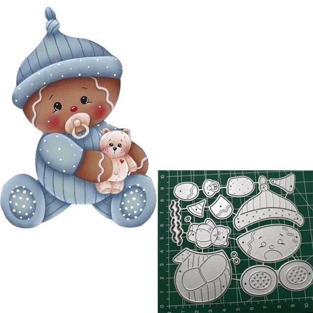 Cutting Dies Gingerbread Layering Dies Craft Scrapbooking Card Making