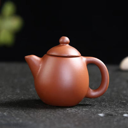 Mini Tea Pot Yixing Zisha Dahongpao Clay Tea Pet Home Decoration On Tea Tray Pot