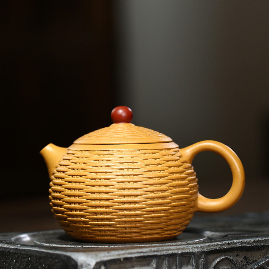 300ml Handmade Tea Pot Marked Real Yixing Zisha Duan Clay Kungfu Tea Pot Chinese