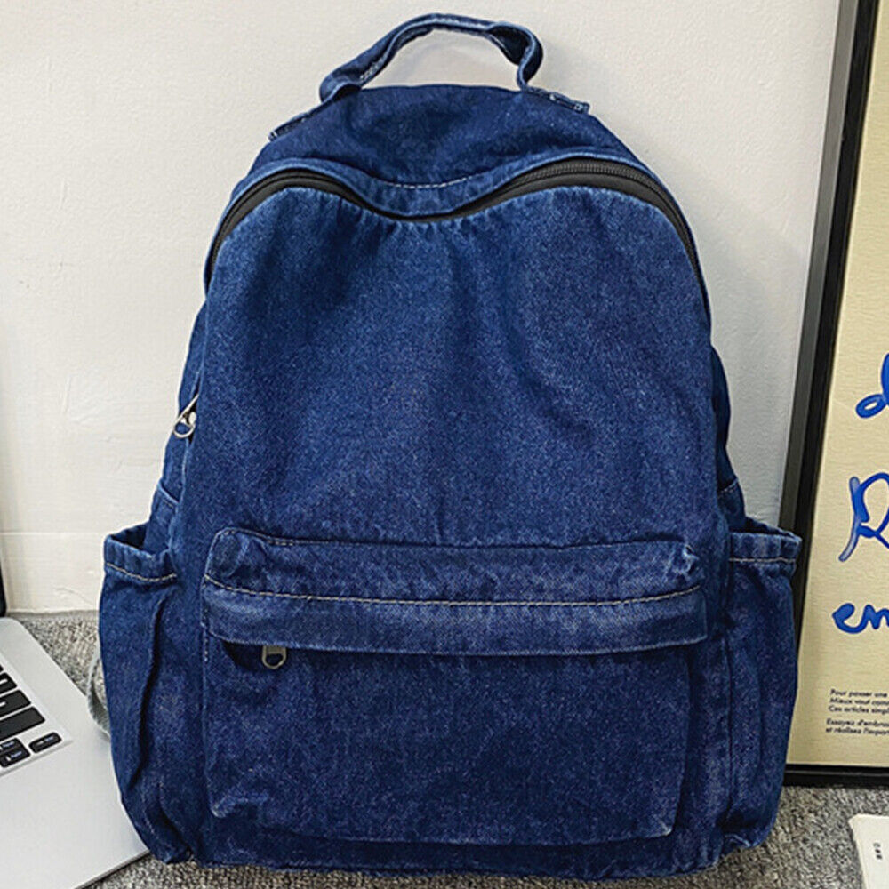 Women's Denim Shoulder Bag Gift Travel Satchel Handbags Vintage Jeans Backpack