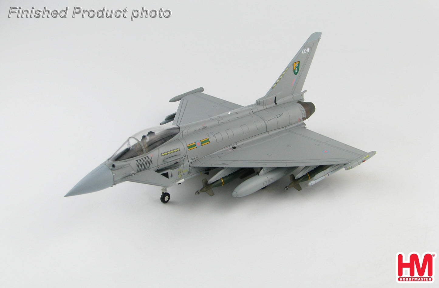 HM Eurofighter Typhoon ZJ927 "QO-M" 3 Sqn.RAF Libya 1/72 diecast model aircraft