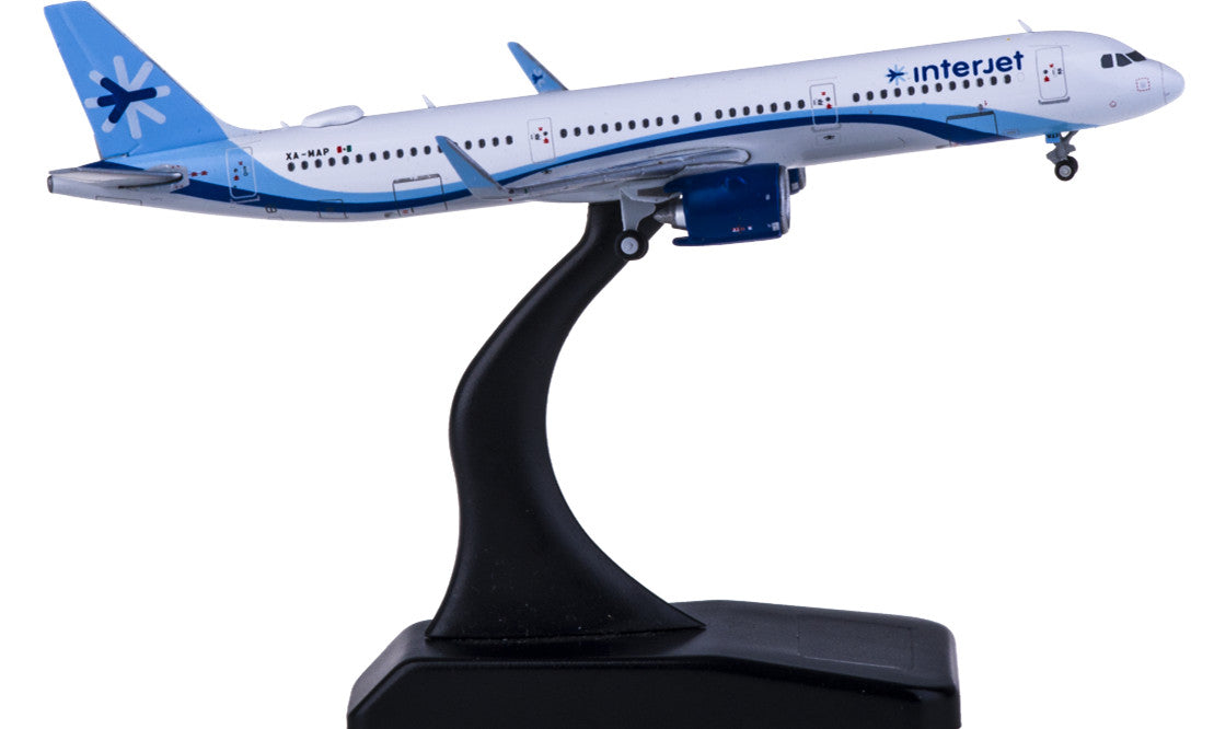 1:400 GeminiJets InterJet AIRBUS A321neo Passenger Airplane Diecast Plane Model