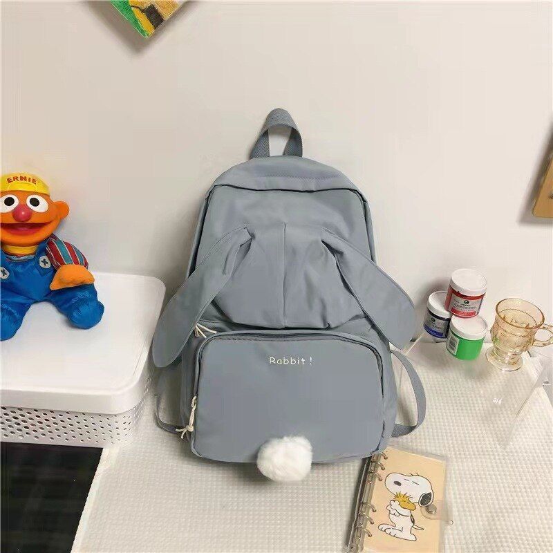 Women Backpack Canvas Teenage Bags Candy Color School Bag Outdoor Travel College