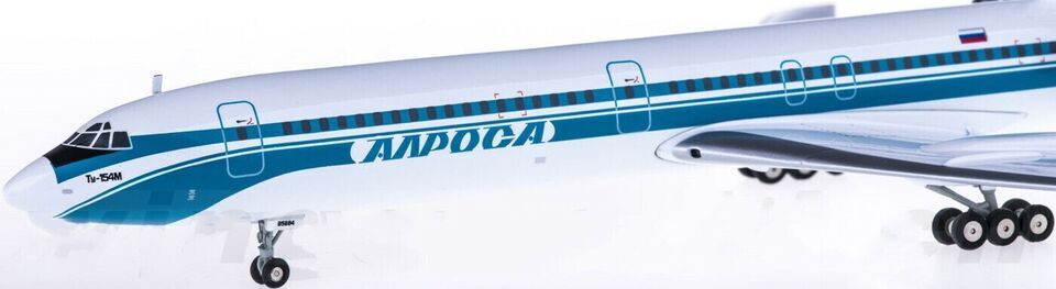1:200 Herpa Air Enterprises Tupole TU-154M Passenger Airplane Diecast Model