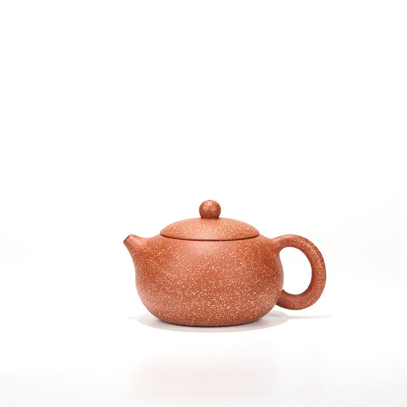 5"Chinese Yixing Zisha Pottery Dragon Blood Sand Clay 240ML Xishi Kung Fu Teapot