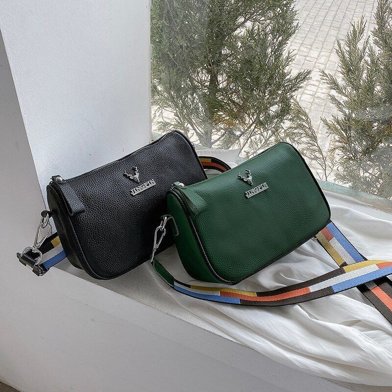 Women Handbag Leather Bag High Quality Soft Cowhide Shoulder Bag Messenger Purse